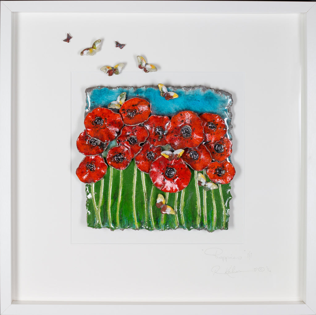 Poppies with Butterflies 2