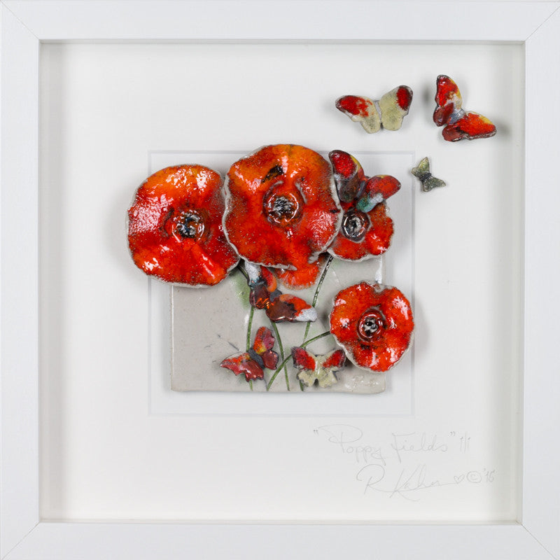 Poppy Fields with butterflies sm i